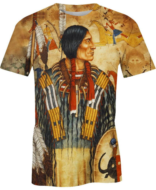 WelcomeNative Yellow Soil Native Hoodie, All Over Print Hoodie, Native American