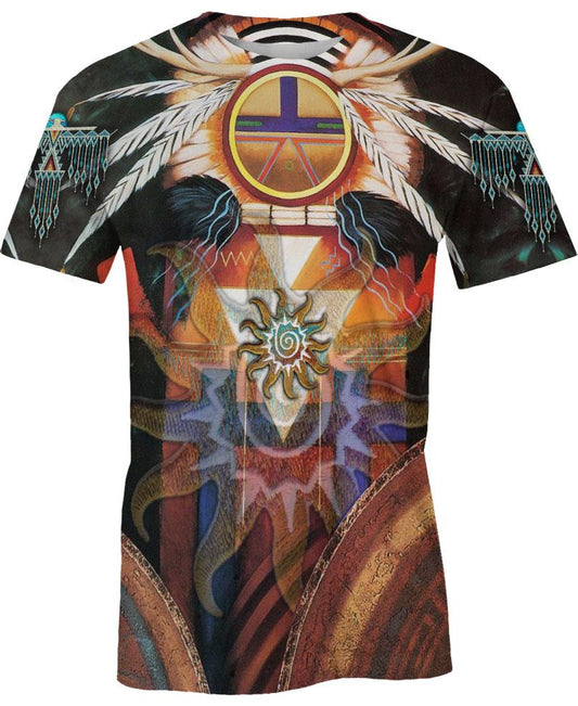 WelcomeNative Native Pattern Colorful 3D Hoodie, All Over Print Hoodie, Native American