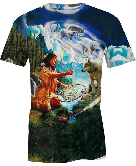 WelcomeNative Native Nature 3D Hoodie, All Over Print Hoodie, Native American
