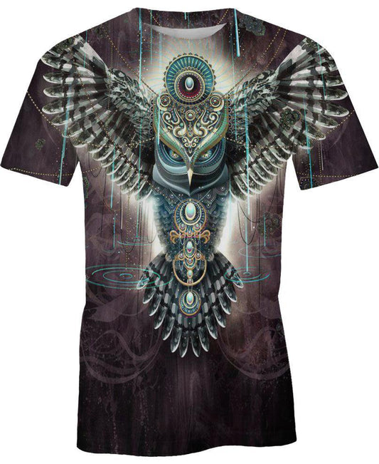WelcomeNative Night Owl 3D Hoodie, All Over Print Hoodie, Native American