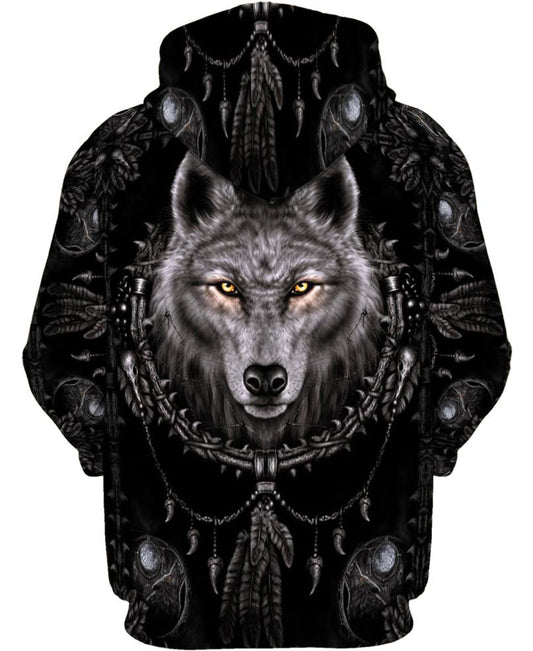 WelcomeNative Native Abtract 3D Hoodie, All Over Print Hoodie, Native American