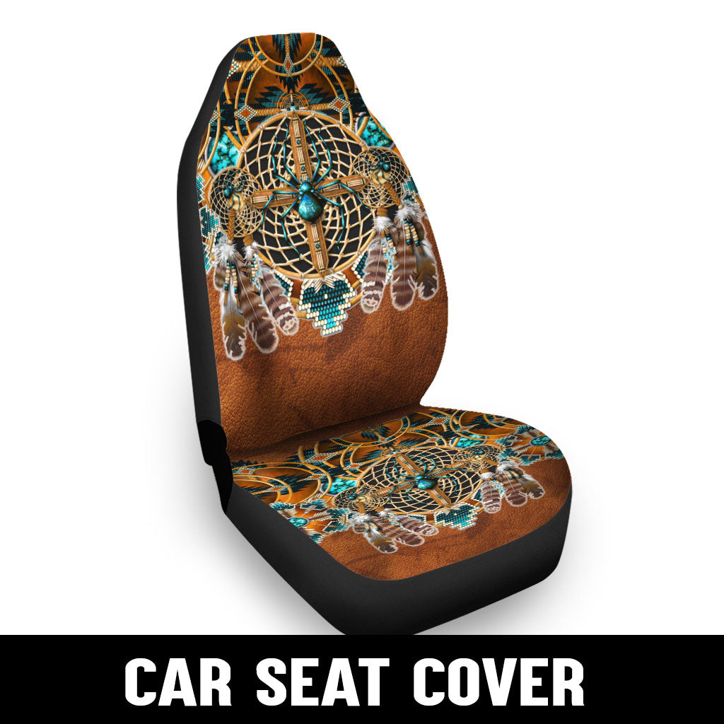 WelcomeNative Native Car Seat Cover, 3D Car Seat Cover , All Over Print Car Seat Cover - Design #0087