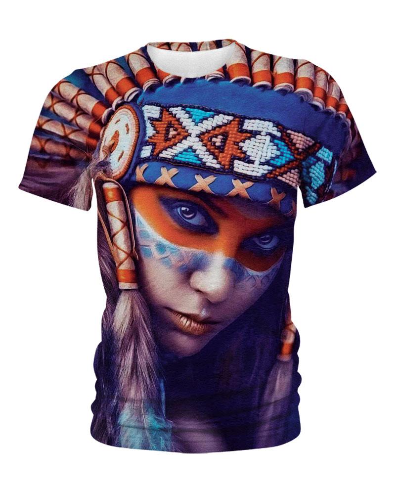 WelcomeNative Native American Woman 3D Hoodie, All Over Print Hoodie, Native American