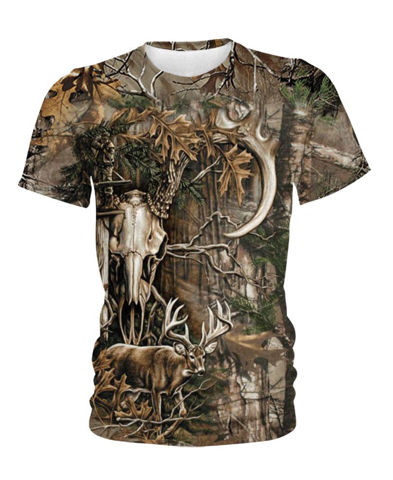 WelcomeNative Forest Skull Spirit 3D Hoodie, All Over Print Hoodie, Native American