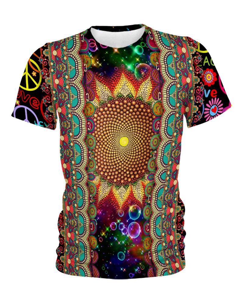 WelcomeNative Hippie Border 3D Hoodie, All Over Print Hoodie, Native American
