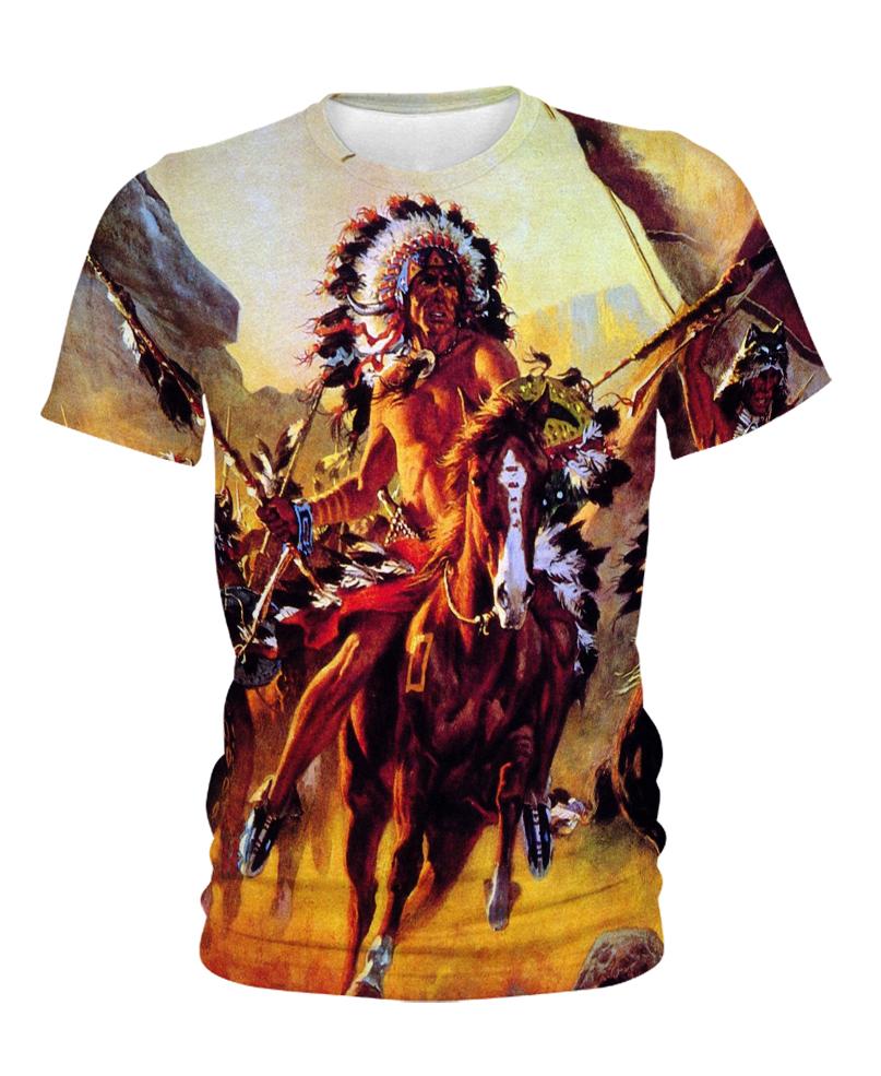 WelcomeNative Native War 3D Hoodie, All Over Print Hoodie, Native American