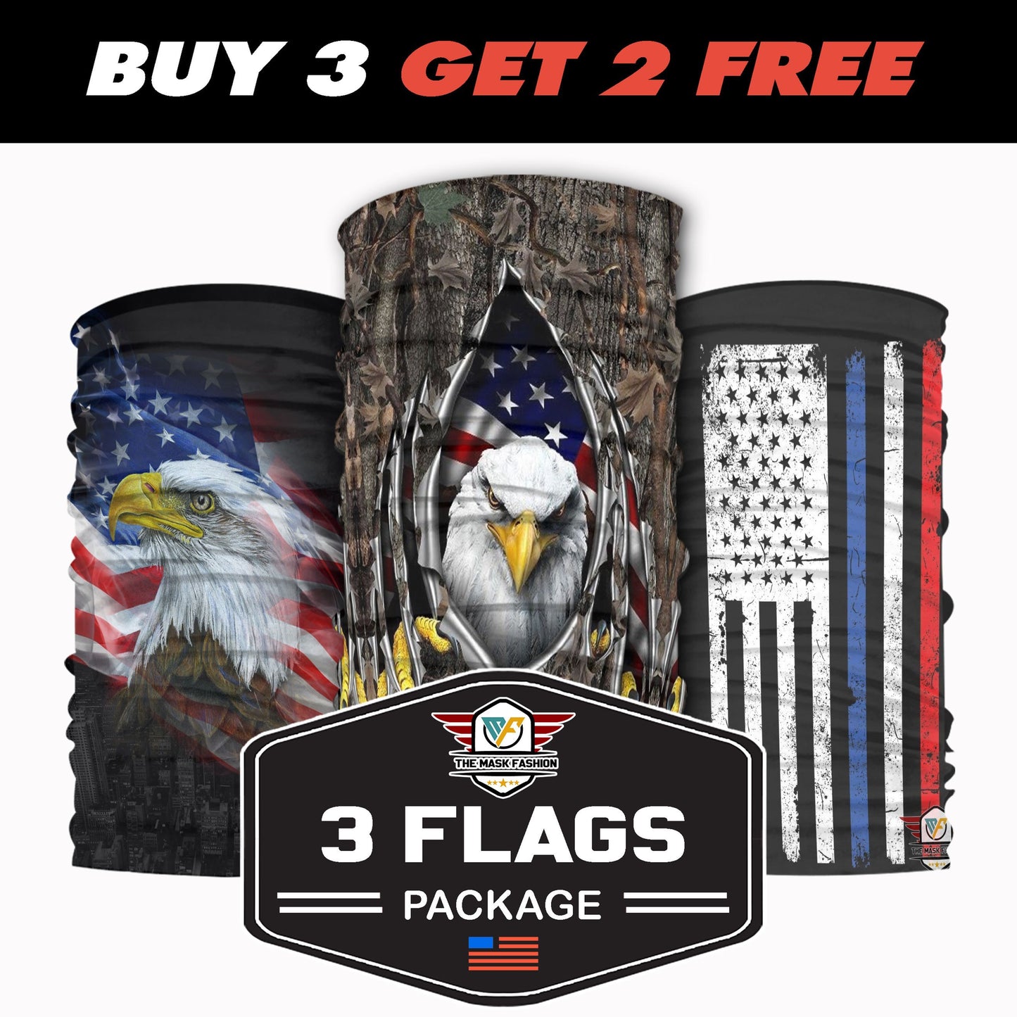 3-Flags Package 30 - Native American