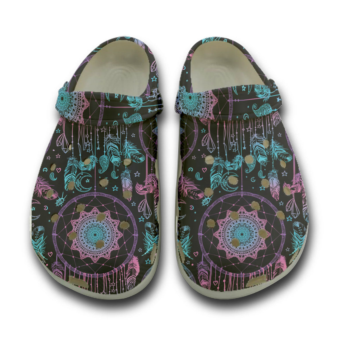 WelcomeNative Native Dream Catcher Clog Shoes For Women and Men