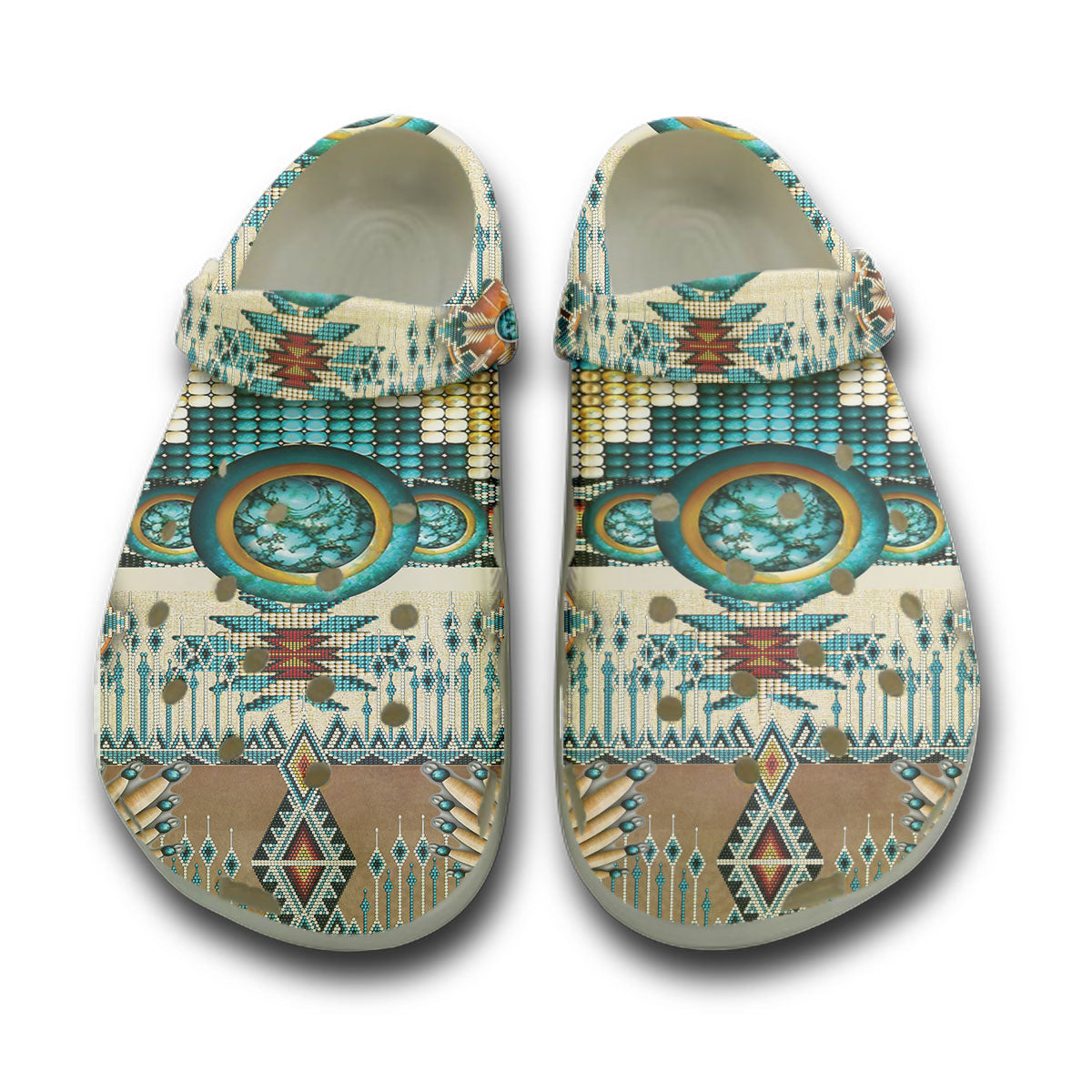 WelcomeNative Pattern Clog Shoes For Women and Men - Design #79600