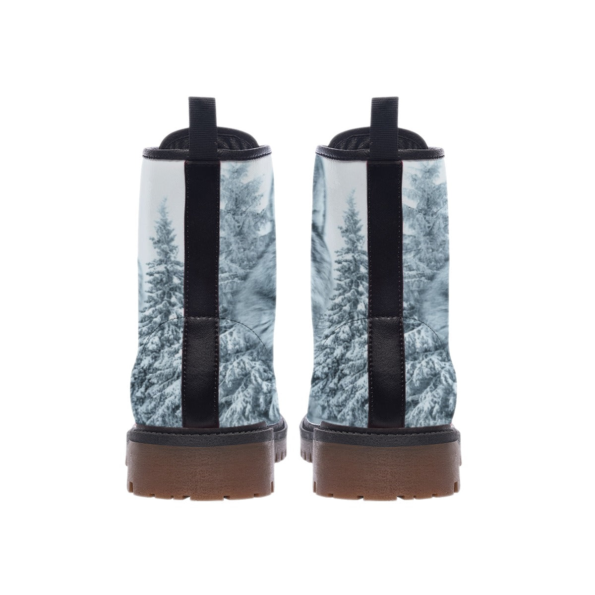WelcomeNative Winter Wolf Leather Martin Short Boots