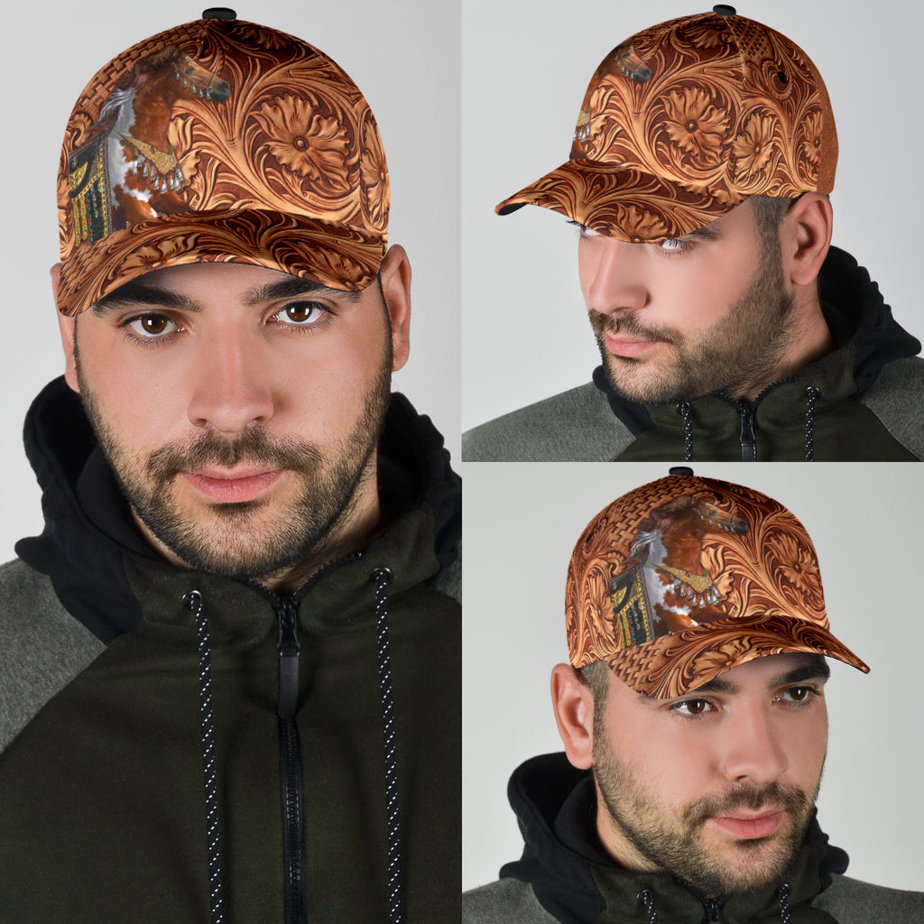 WelcomeNative Native Horse Cap, 3D Cap , All Over Print Cap