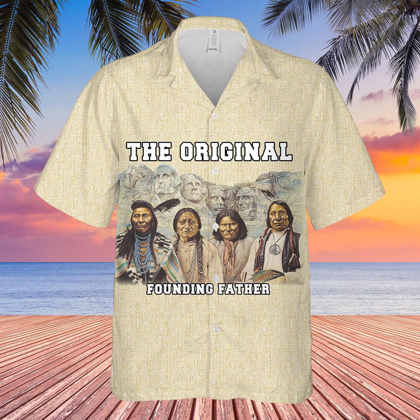 Native American Hawaiian Shirt Welcome Native