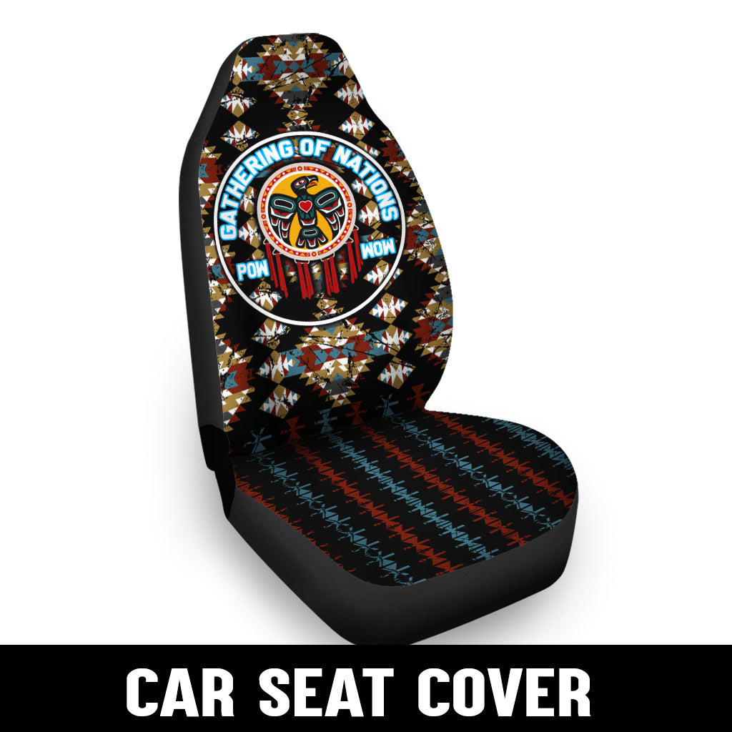 WelcomeNative Native Car Seat Cover, 3D Car Seat Cover , All Over Print Car Seat Cover - Design #19