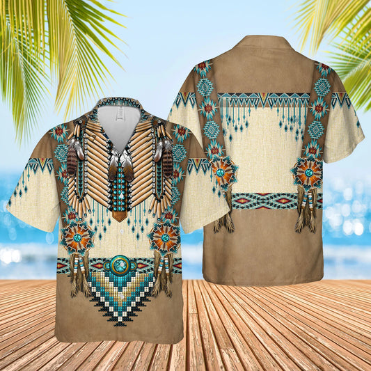Native American Hawaiian Shirt Welcome Native