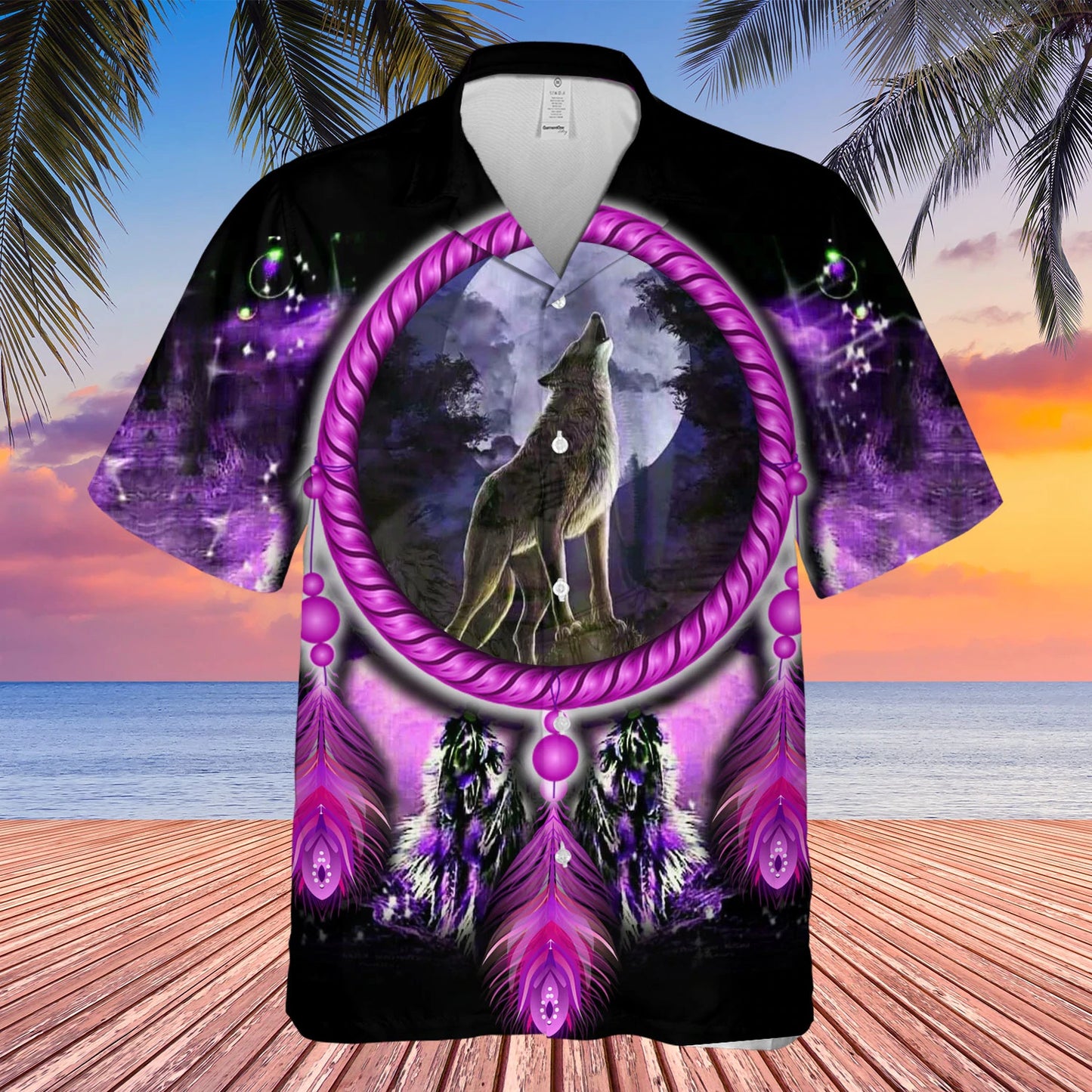 Native American Hawaiian Shirt Welcome Native