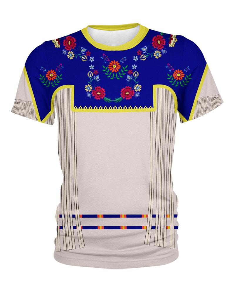 WelcomeNative Native Navy 3D Hoodie, All Over Print Hoodie, Native American