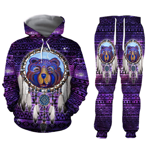 WelcomeNative 3D Native Hoodie, 3D Sweatpants Set, Native american