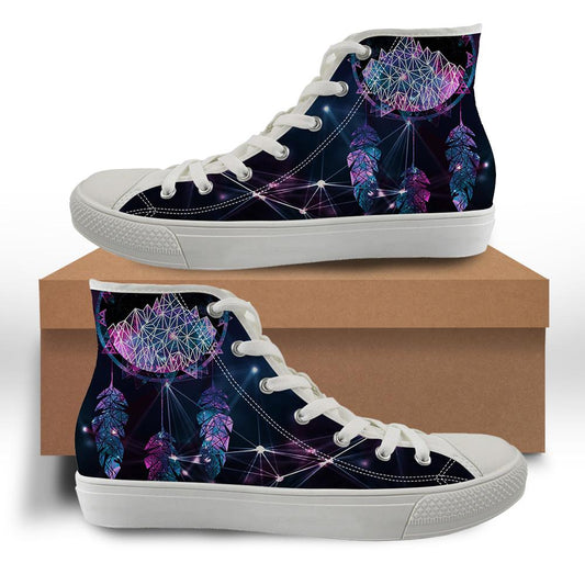 WelcomeNative Blue Dreamcatcher Shoes, 3D Shoes, All Over Print Shoes