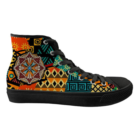 WelcomeNative Native Pattern, 3D Shoes, All Over Print Shoes