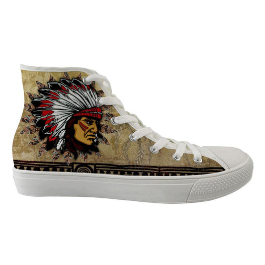 WelcomeNative Chief Native Shoes, 3D Shoes, All Over Print Shoes