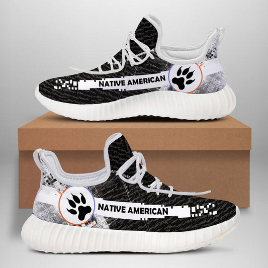 WelcomeNative Black Shoes Native, 3D Shoes, All Over Print Shoes