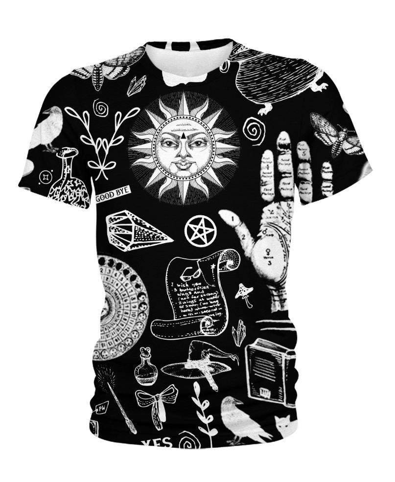 WelcomeNative Pattern Gothic 3D Hoodie, All Over Print Hoodie, Native American