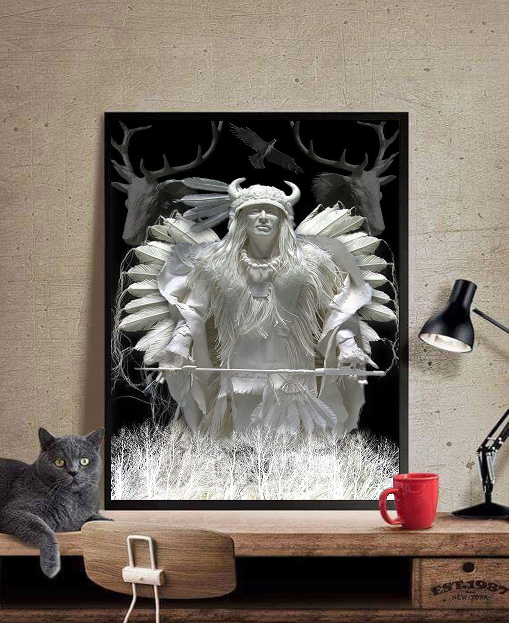 WelcomeNative Native American Art Poster, 3D Poster, All Over Print Poster