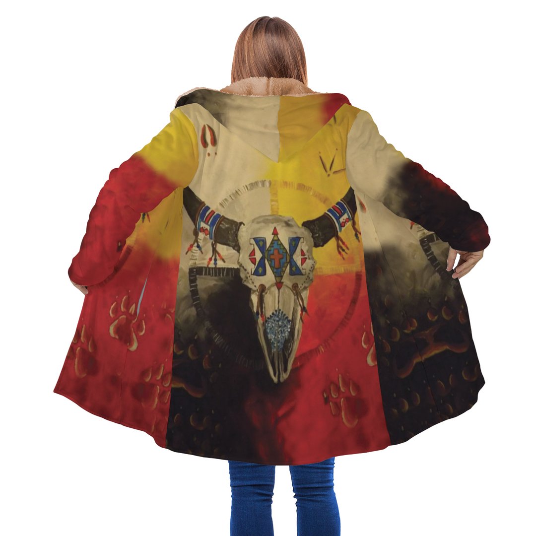 WelcomeNative Beautiful Buffalo Native 3D Dream Cloak, All Over Print Dream Cloak, Native American