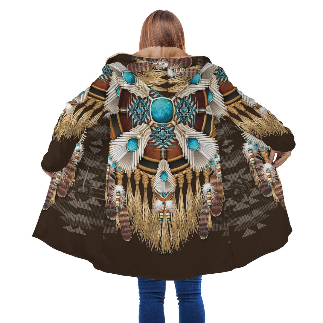 WelcomeNative Ruby Feather Native 3D Dream Cloak, All Over Print Dream Cloak, Native American