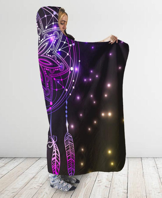 WelcomeNative Dreamcatcher 3D Hooded Blanket, All Over Print, Native American