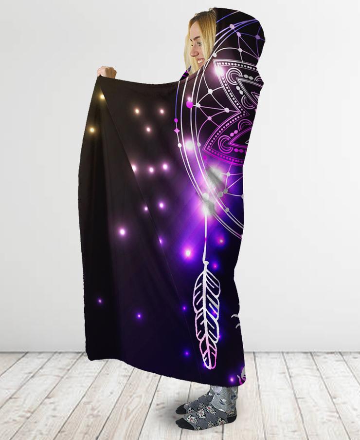 WelcomeNative Dreamcatcher 3D Hooded Blanket, All Over Print, Native American