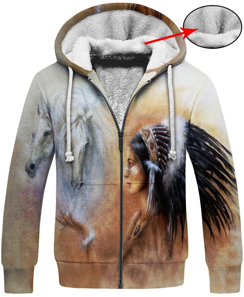WelcomeNative Native Indian 3D Hoodie, All Over Print Hoodie, Native American