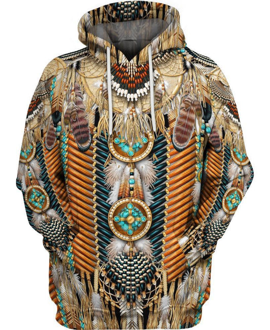 WelcomeNative Native Feather Bedding Set, 3D Bedding Set, All Over Print, Native American