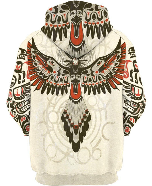 WelcomeNative Spread Wings 3D Hoodie, All Over Print Hoodie, Native American