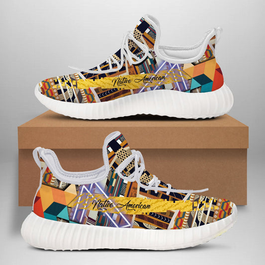 WelcomeNative Shoes Native Abstract, 3D Shoes, All Over Print Shoes