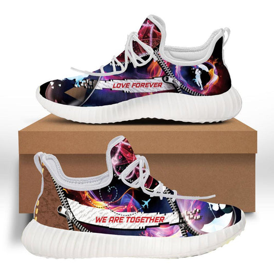WelcomeNative Beautiful Skull Shoes, 3D Shoes, All Over Print Shoes