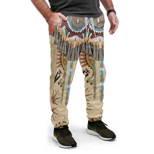 WelcomeNative Pattern Native Sweatpants, 3D Sweatpants, All Over Print Sweatpants