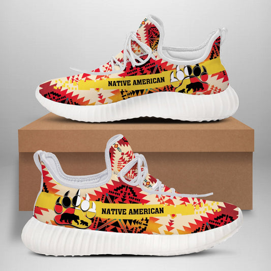 WelcomeNative Red-White Shoes Native, 3D Shoes, All Over Print Shoes