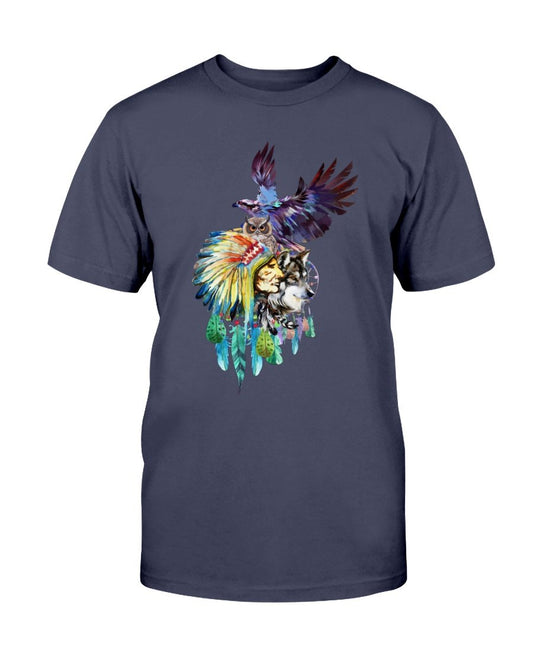 WelcomeNative Peacock T Shirt, Native American Shirt