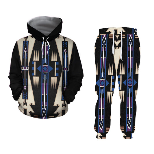 Native American Blue Culture 3D Set