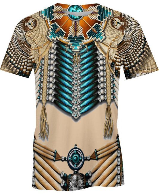 WelcomeNative Border Motifs 3D Hoodie, All Over Print Hoodie, Native American