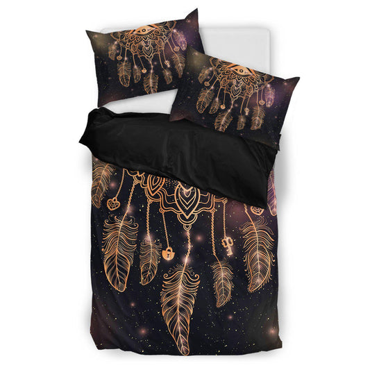 WelcomeNative Galaxy Dreamcatcher Bedding Set, 3D Bedding Set, All Over Print, Native American