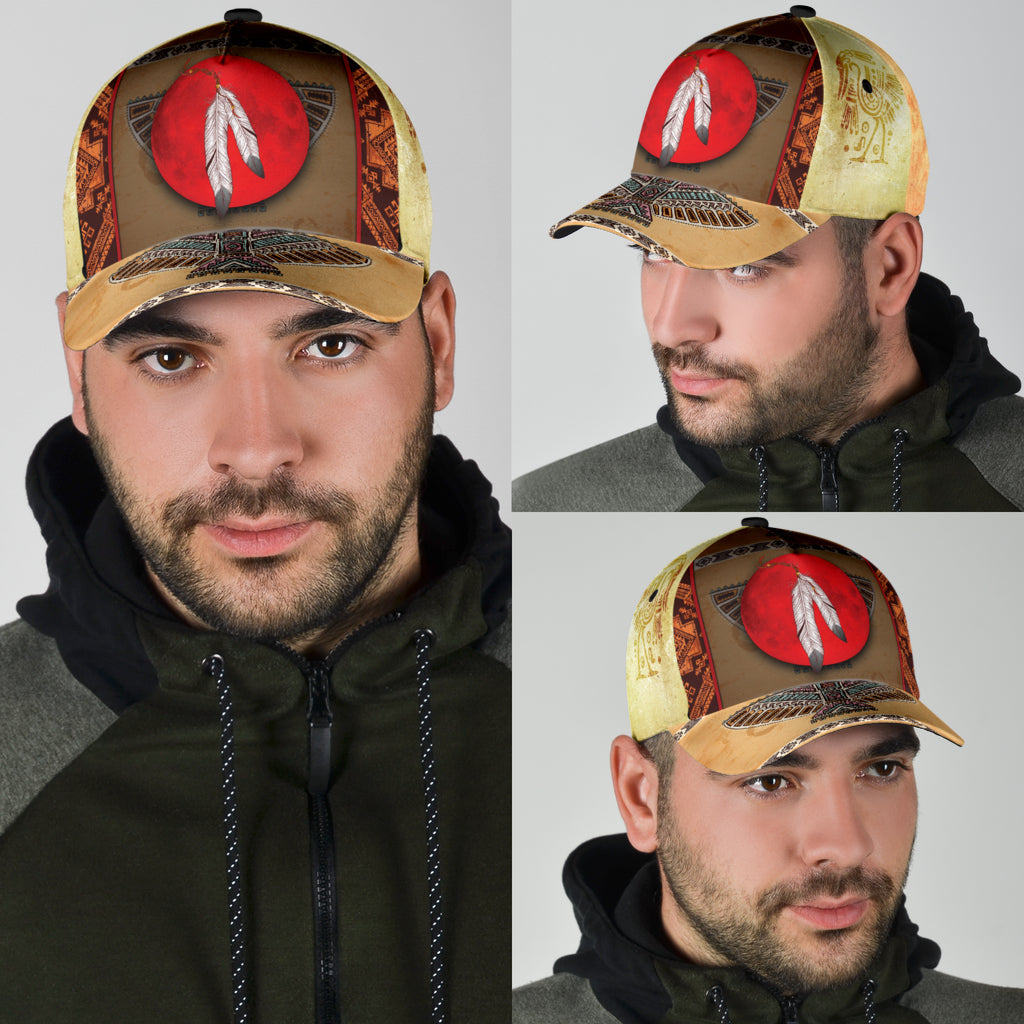 WelcomeNative Native American Cap, 3D Cap , All Over Print Cap