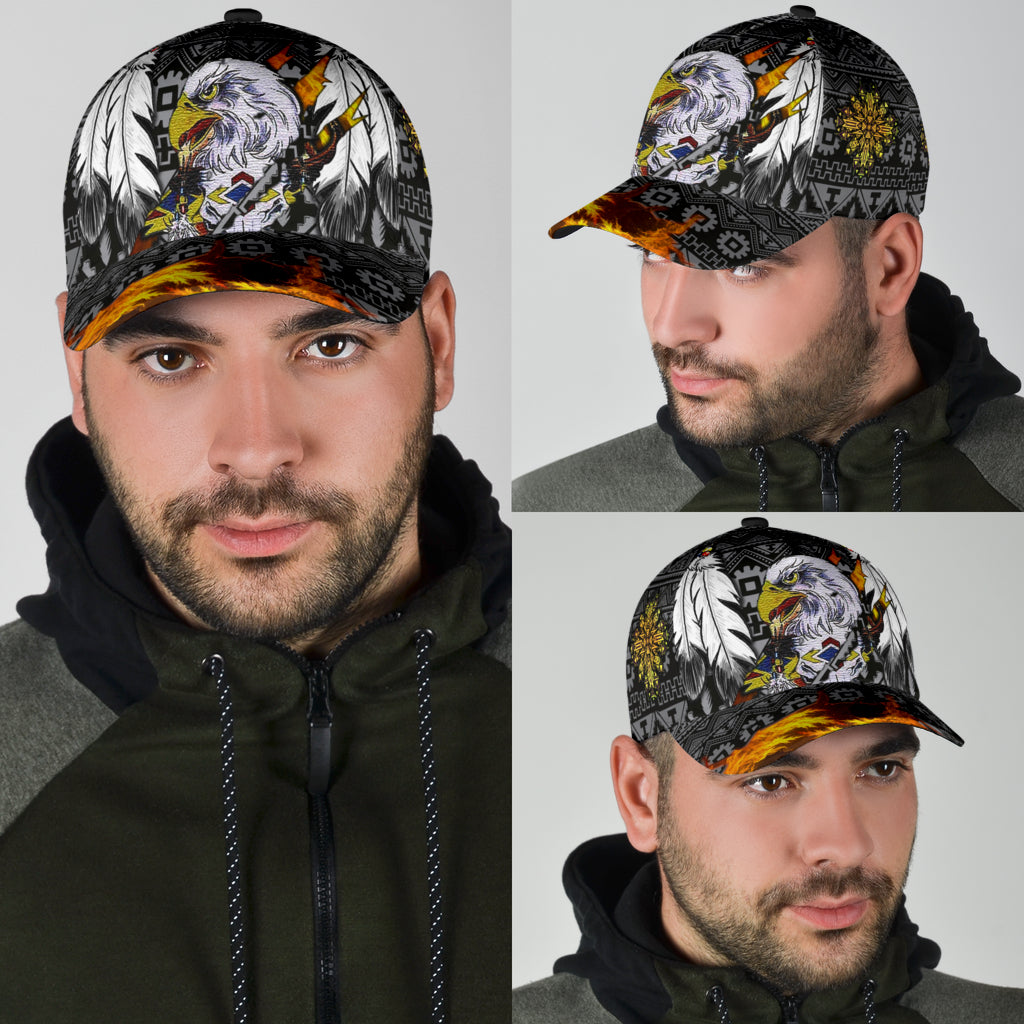 WelcomeNative Native American Cap, 3D Cap , All Over Print Cap