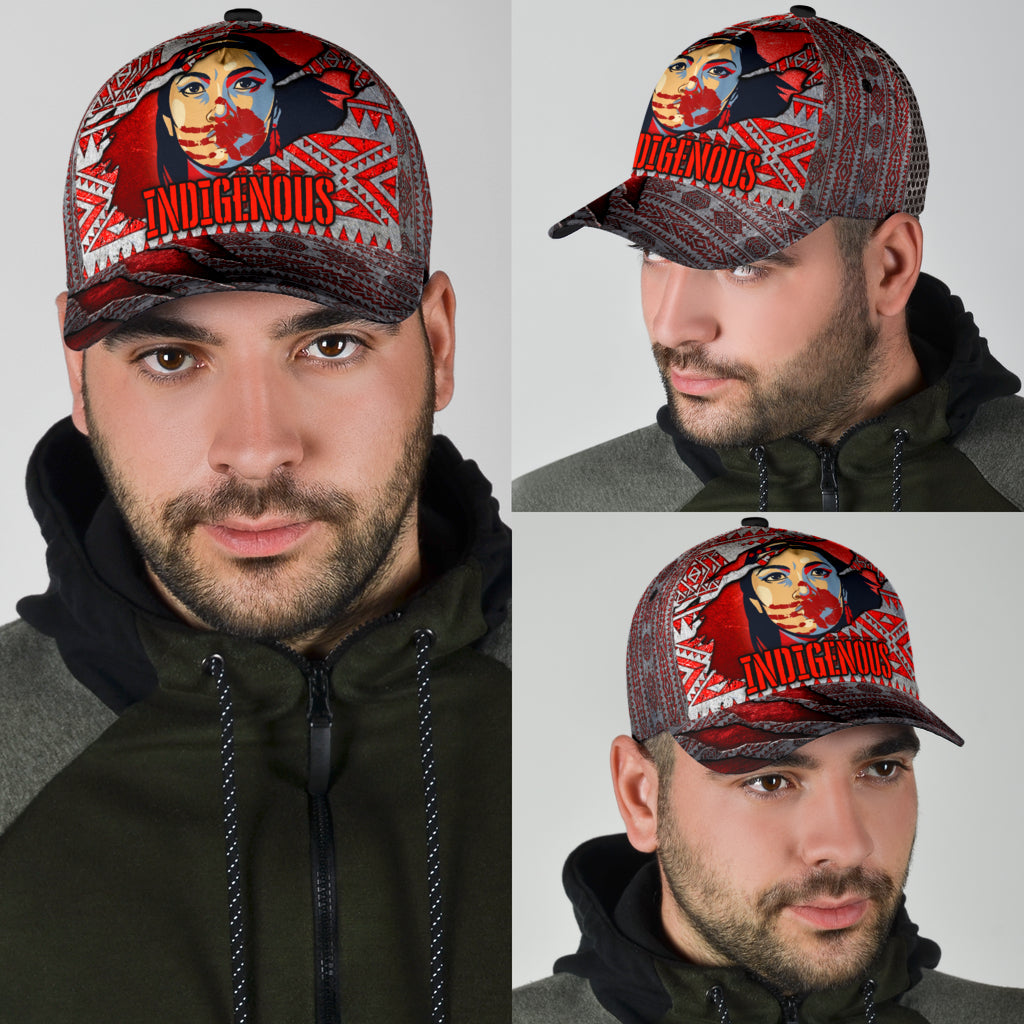 WelcomeNative Native American Cap, 3D Cap , All Over Print Cap