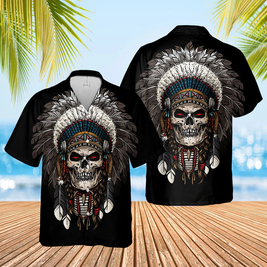 Native American Hawaiian Shirt Welcome Native