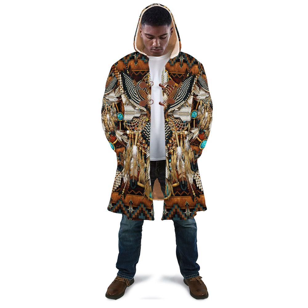 WelcomeNative Amazing Feather Native 3D Dream Cloak, All Over Print Dream Cloak, Native American