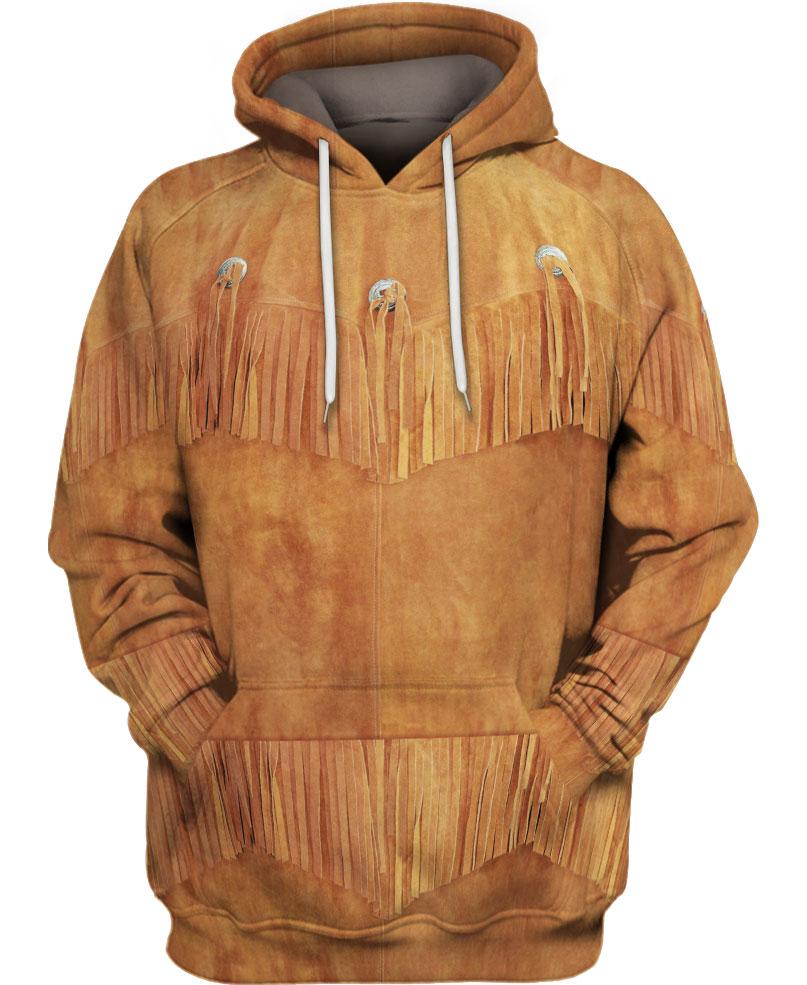 WelcomeNative Brown Native 3D Hoodie, All Over Print Hoodie, Native American