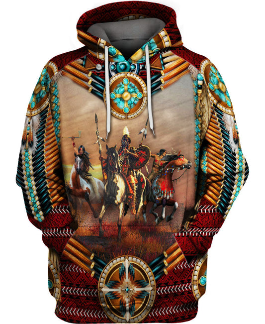 WelcomeNative Native American 3D Hoodie, All Over Print Hoodie, Native American