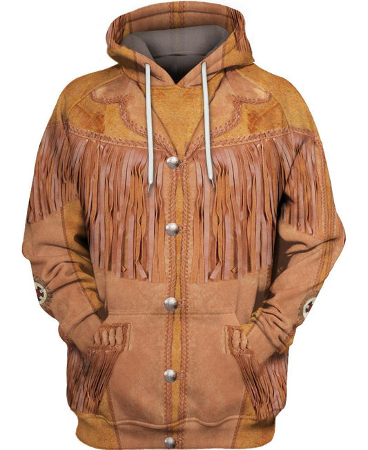 WelcomeNative Brown Native 3D Hoodie, All Over Print Hoodie, Native American